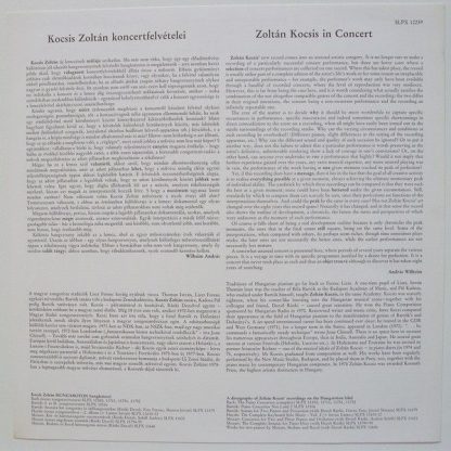 Hungaroton SLPX 12239 - Zoltán Kocsis In Concert - Image 6