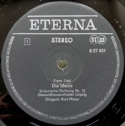 Eterna 8 27 431 - Die Ideale / Festklänge (Sinfonische Dichtunge - Image 3