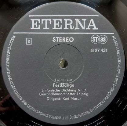 Eterna 8 27 431 - Die Ideale / Festklänge (Sinfonische Dichtunge - Image 4