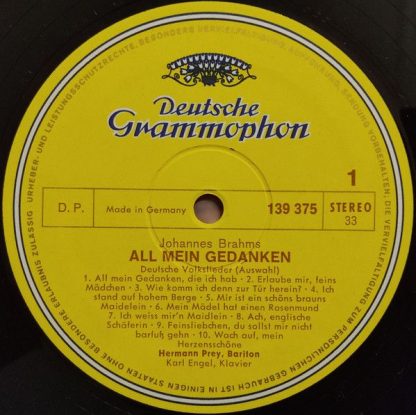 Deutsche Grammophon 139 375 SLPM - All Mein Gedanken (Deutsche V - Image 3