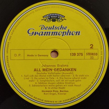 Deutsche Grammophon 139 375 SLPM - All Mein Gedanken (Deutsche V - Image 4