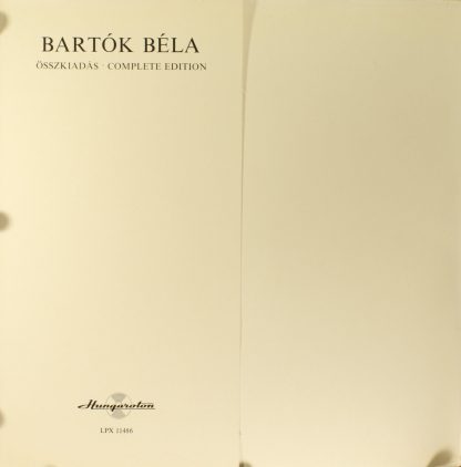 Hungaroton SLPX 11486 - Bluebeard's Castle - Opera In One Act, O - Image 3
