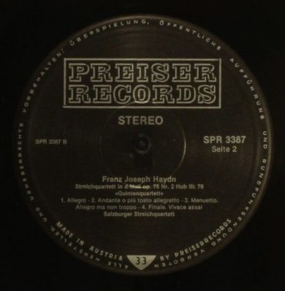 Preiser Records SPR 3387 - Eine Kleine Nacht Musik - Image 4