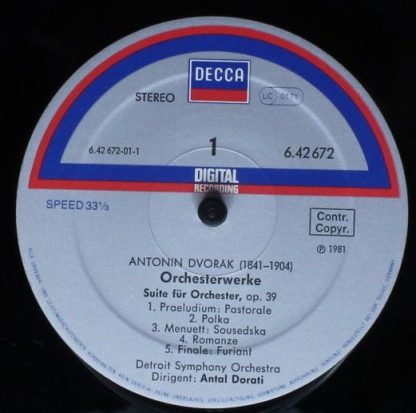 DECCA 6.42672 AZ - Czech Suite / Prague Waltzes - Image 3