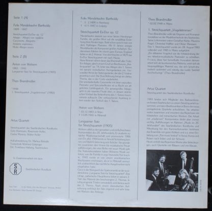 Not On Label (Artus Quartett Self-Released) none - Streichquarte - Image 2