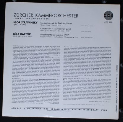 Amadeo AVRS 6350 - Concerto In Ré Für Streichorchester ‧ Concert - Image 2