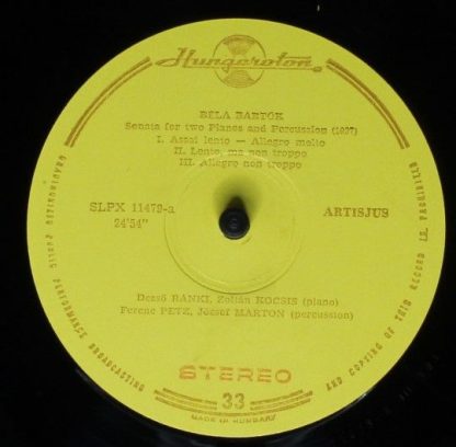 Hungaroton SLPX 11479 - Sonata For Two Pianos And Percussion / S - Image 5