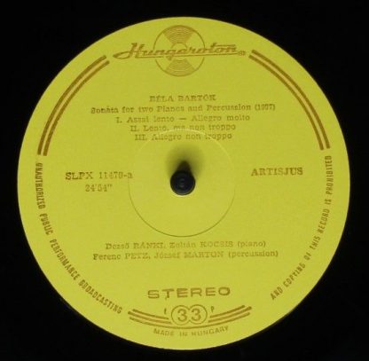 Hungaroton SLPX 11479 - Sonata For Two Pianos And Percussion / S - Image 5
