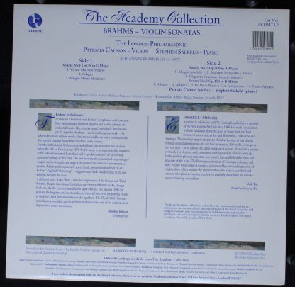 Teledisc ACDM 7 LP - Violin Sonatas - Image 2