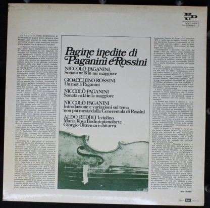 PDU Pld AC 60099 - Pagine Inedite di Paganini E Rossini - Image 2