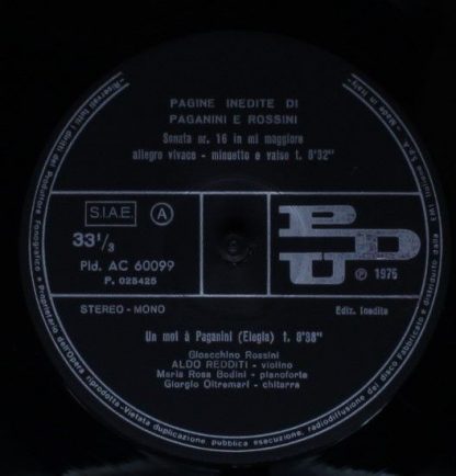 PDU Pld AC 60099 - Pagine Inedite di Paganini E Rossini - Image 3