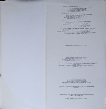 Hungaroton LPX 11338 - Sonata For Piano - Nine Little Piano Piec - Image 6