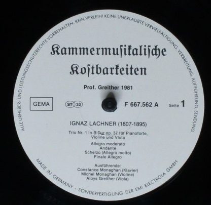 Not On Label F7667 562 - Kammermusikalische Kostbarkeiten - Image 3