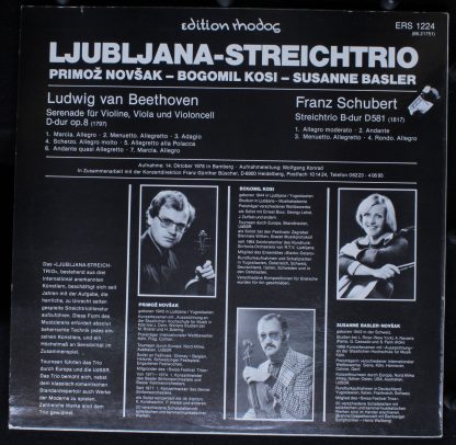 Edition Rhodos ERS 1224 - Serenade D-dur Op. 8/ Streichtrio B-du - Image 2