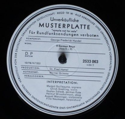 Archiv Produktion 2533 063 - German Arias - Image 5
