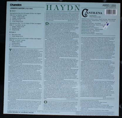 Chandos ABRD 1355 - Three Symphonies - Image 2