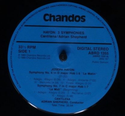 Chandos ABRD 1355 - Three Symphonies - Image 3