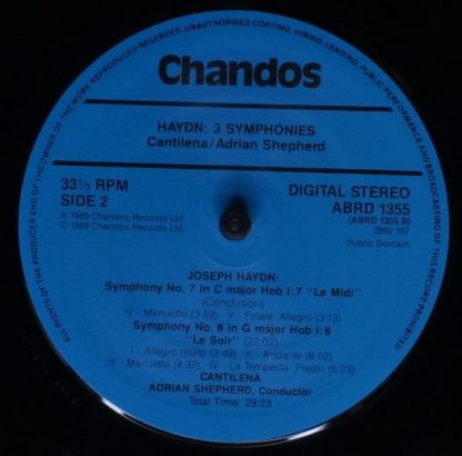 Chandos ABRD 1355 - Three Symphonies - Image 4