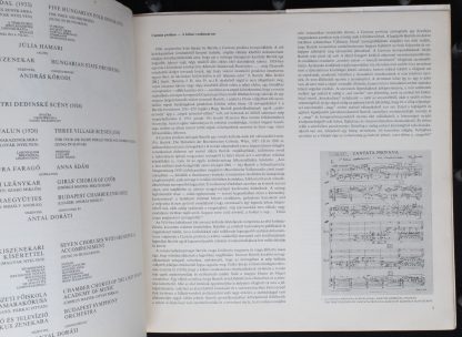 Hungaroton SLPX 11510 - Cantata Profana / Five Hungarian Folk So - Image 2