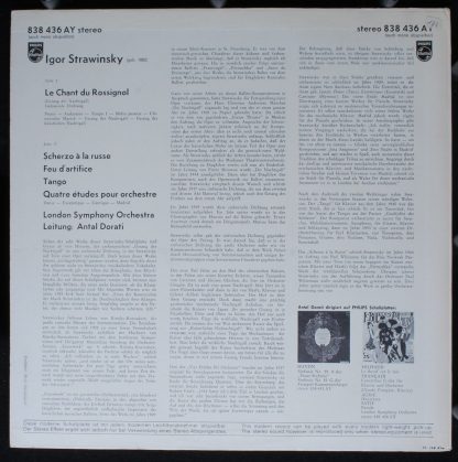 Philips 838 436 AY - Le Chant Du Rossignol/ Scherzo A La Russe/ - Image 2