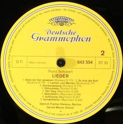 Deutsche Grammophon 643 547/58 - Lieder Volume 1 - Image 6