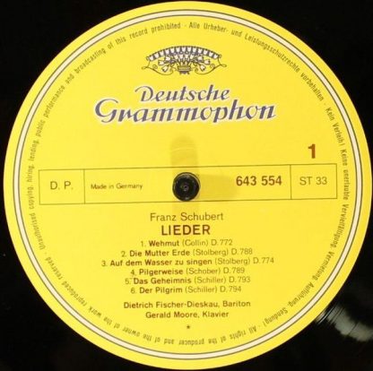Deutsche Grammophon 643 547/58 - Lieder Volume 1 - Image 7