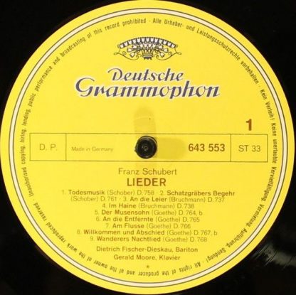 Deutsche Grammophon 643 547/58 - Lieder Volume 1 - Image 8