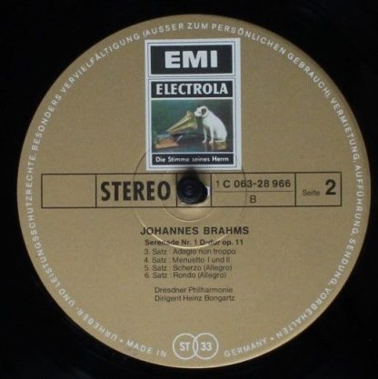 EMI 1 C 063-28 966 - Serenade Nr. 1 D-dur Op. 11 - Image 4