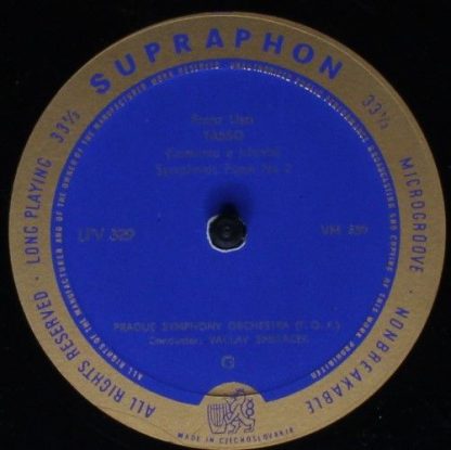 Supraphon LPV 329 - Tasso/ Tod und Verklaerung