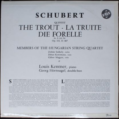 VOX (6) PL PROM I2 690 - "Trout" - Quintet D. 667 - Image 2