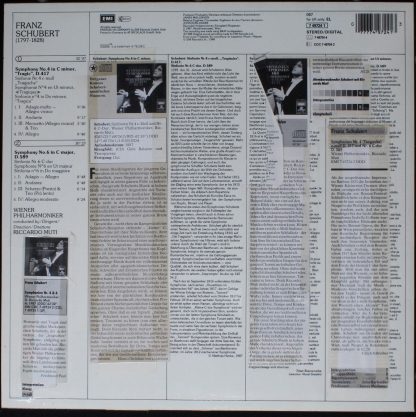 His Master's Voice 7497241 - Symphonien - Symphonies 4 & 6 - Image 2