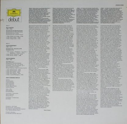 Deutsche Grammophon 2555 006 - Divertimento Für Streichorchester - Image 2