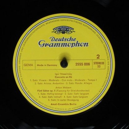 Deutsche Grammophon 2555 006 - Divertimento Für Streichorchester - Image 4