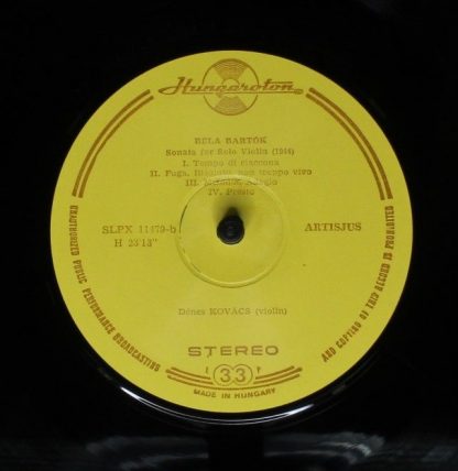 Hungaroton SLPX 11479 - Sonata For Two Pianos And Percussion / S - Image 8