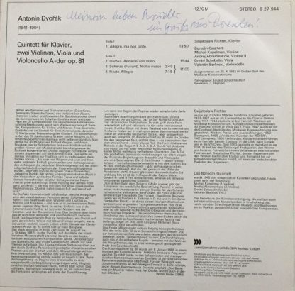 Eterna 8 27 944 - Klavierquintett A-dur, Op 81 - Image 2