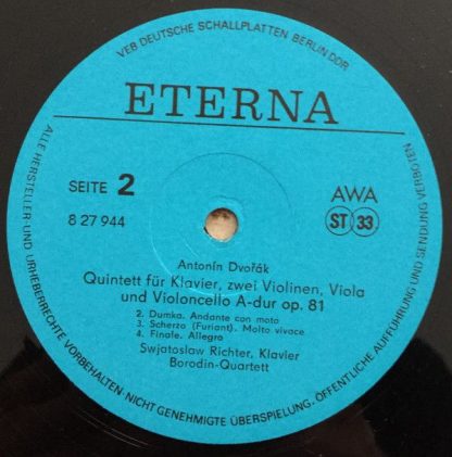 Eterna 8 27 944 - Klavierquintett A-dur, Op 81 - Image 4
