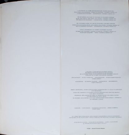Hungaroton SLPX 1301 - Music For Strings, Percussion And Celesta - Image 6