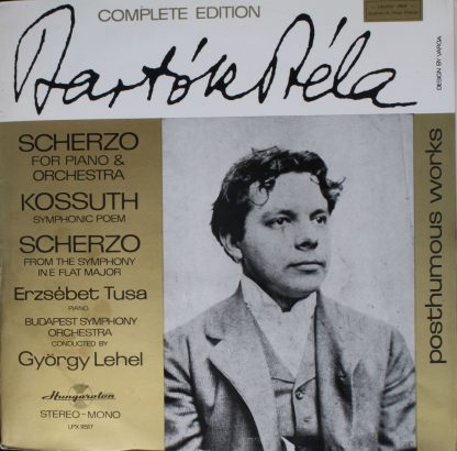 Hungaroton LPX 11517 - Scherzo For Piano & Orchestra / Kossuth /