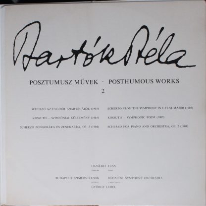 Hungaroton LPX 11517 - Scherzo For Piano & Orchestra / Kossuth / - Image 3