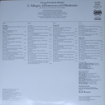 Eterna 7 28 026-027 - L'Allegro, Il Penseroso Ed Il Moderato (Or - Image 4