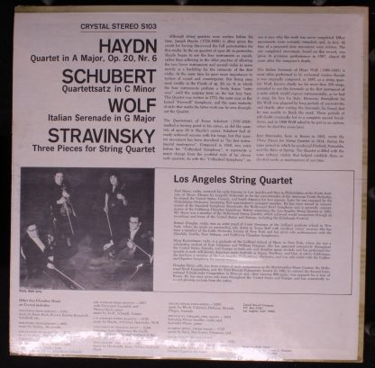 Crystal Stereo S103 - Los Angeles String Quartet - Image 2