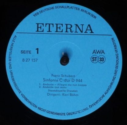 Eterna 8 27 157 - Sinfonie C-dur D 944 (Konzert Am 12. Januar 19 - Image 3
