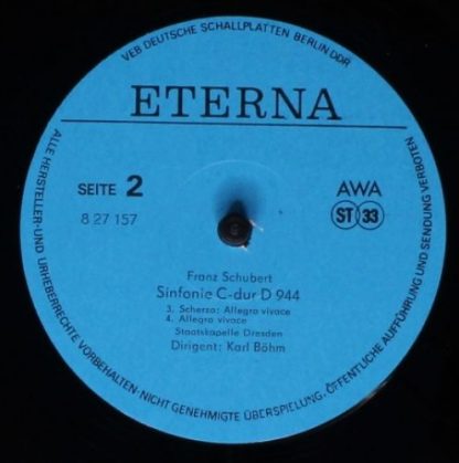 Eterna 8 27 157 - Sinfonie C-dur D 944 (Konzert Am 12. Januar 19 - Image 4