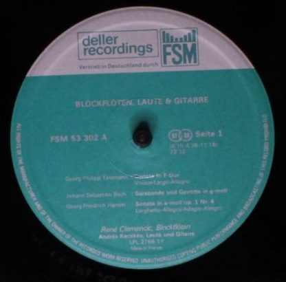 Deller Recordings FSM 53 302 - Blockflöten, Laute & Gitarre - Image 5