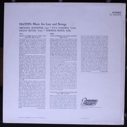 Turnabout TV 34227S - Music For Lute And Strings - Image 2