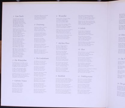 Preiser Records SPR 3317 / 18 - Winterreise / Heine-Lieder Aus,, - Image 3