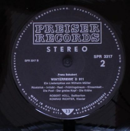 Preiser Records SPR 3317 / 18 - Winterreise / Heine-Lieder Aus,, - Image 5