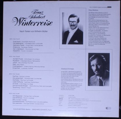 AULOS AUL 53590/91 - Franz Schubert: Winterreise (=Winter Journe - Image 3