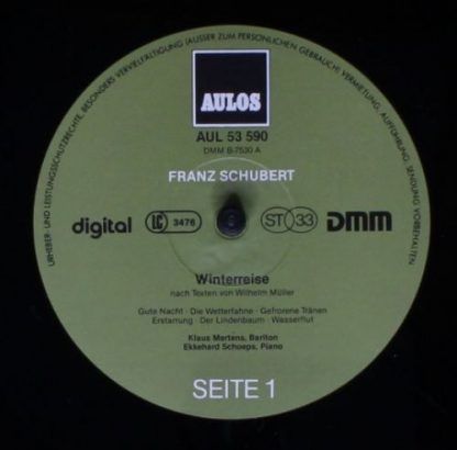 AULOS AUL 53590/91 - Franz Schubert: Winterreise (=Winter Journe - Image 4