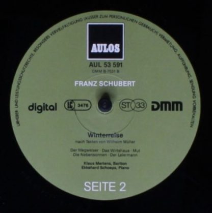 AULOS AUL 53590/91 - Franz Schubert: Winterreise (=Winter Journe - Image 7
